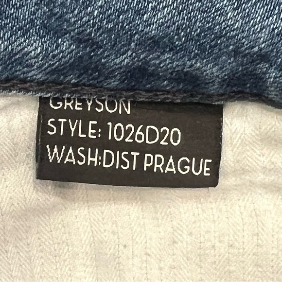 MONFRÈRE Greyson Ripped Knee Skinny Fit Jeans Men's 28 Distressed Prague Pocket - Picture 9 of 9